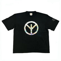 ピースマークTシャツ 黒
